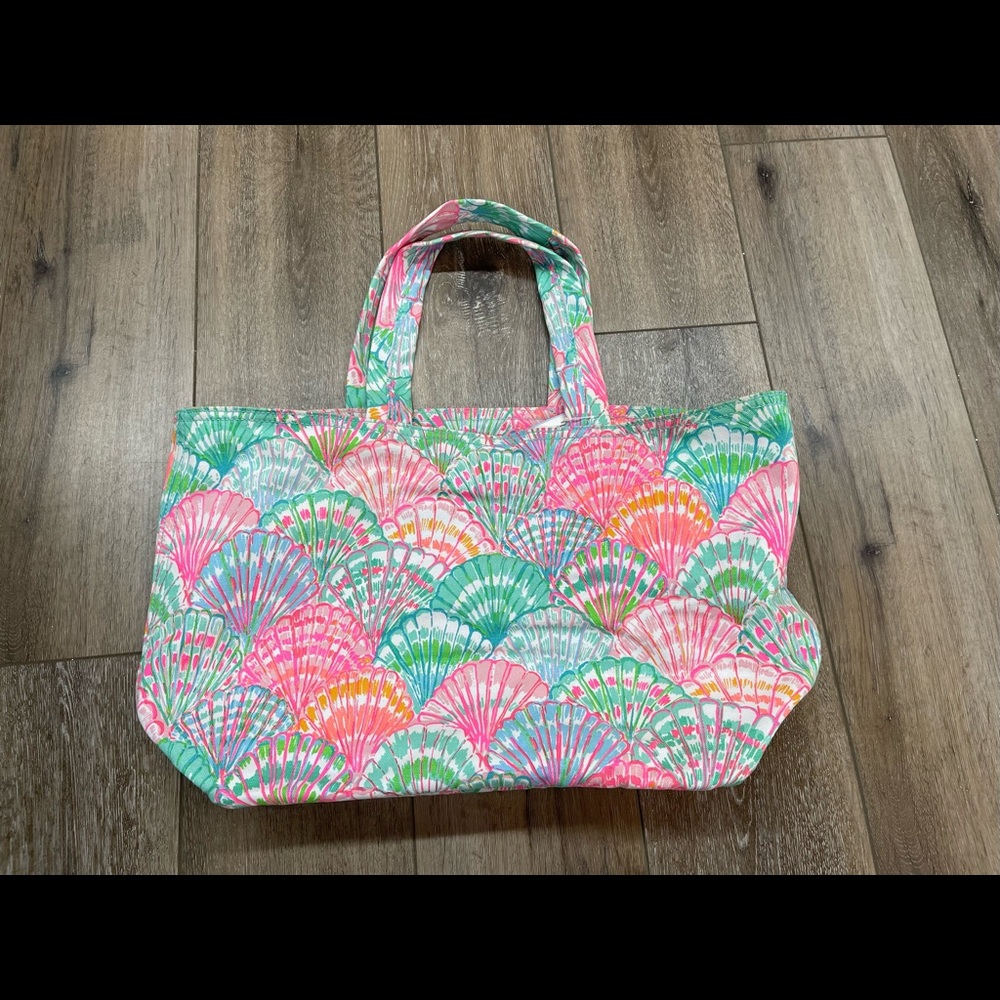 Lilly Pulitzer beach tote oh shello accessories one size new with tags
